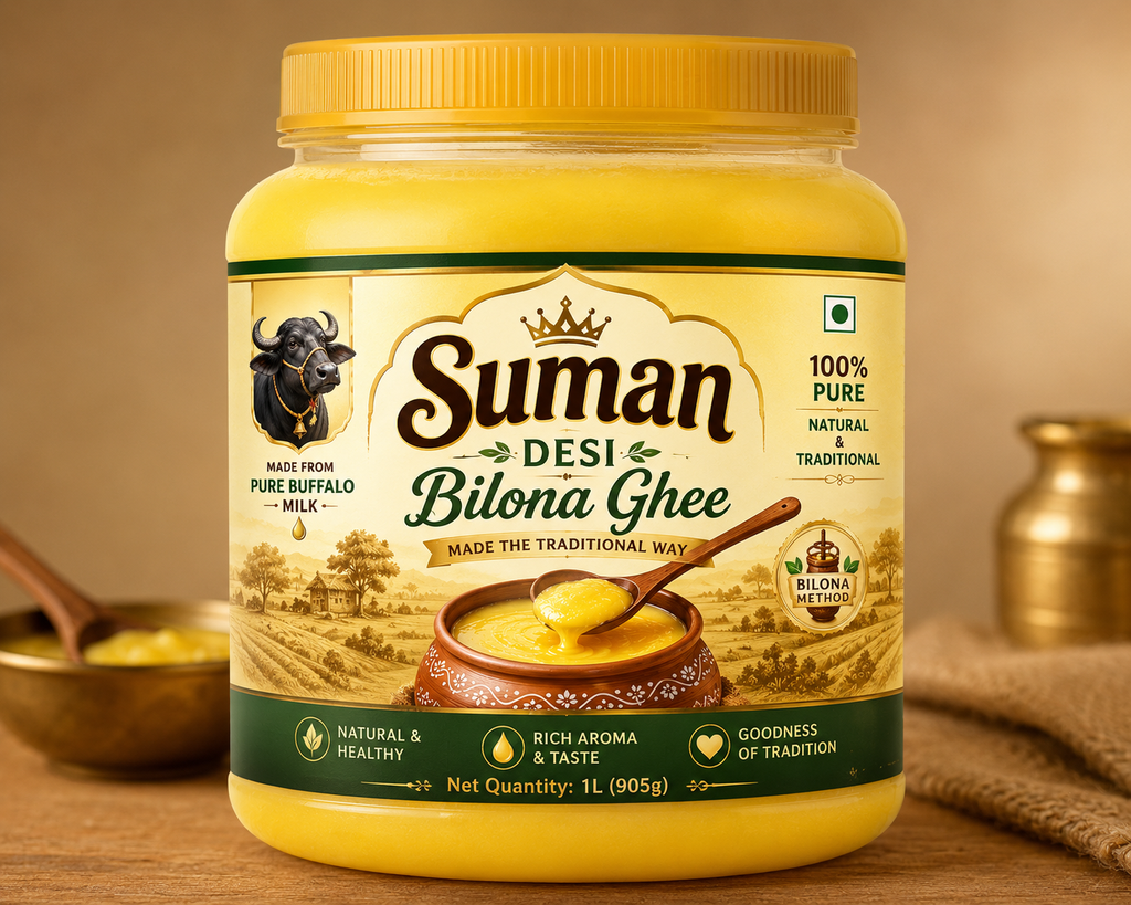 Buffalo Bilona Ghee (500gm)/ 100% Pure & Desi Ghee