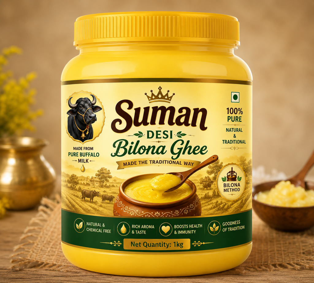 Buffalo Belona Ghee (1000gm)/ 100% Pure & Desi Ghee
